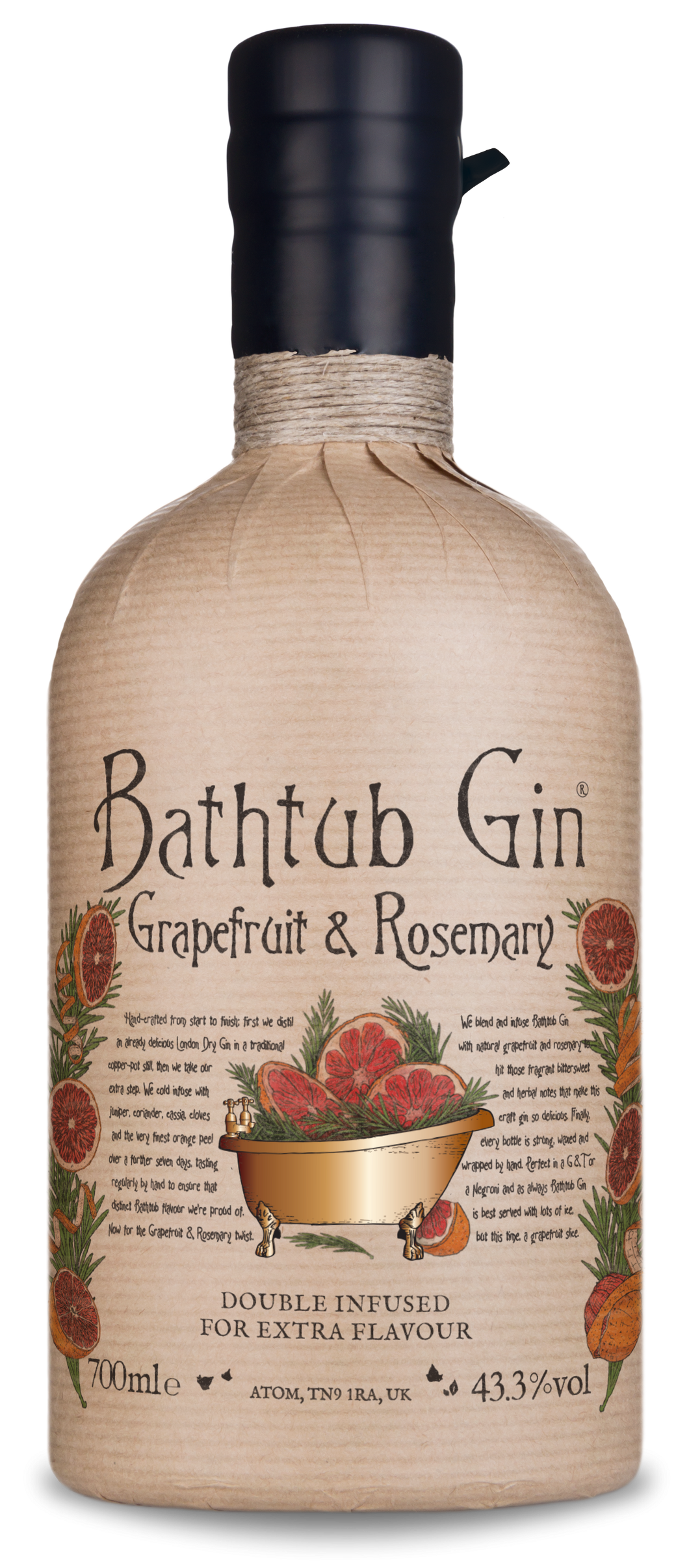 Bathtub Gin Grapefruit & Rosemary